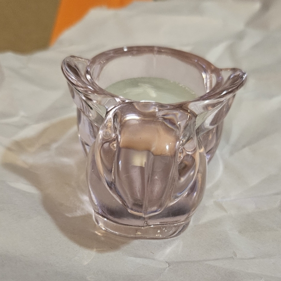 Glass Rabbit Figurine - Pink - Picture 2 of 4